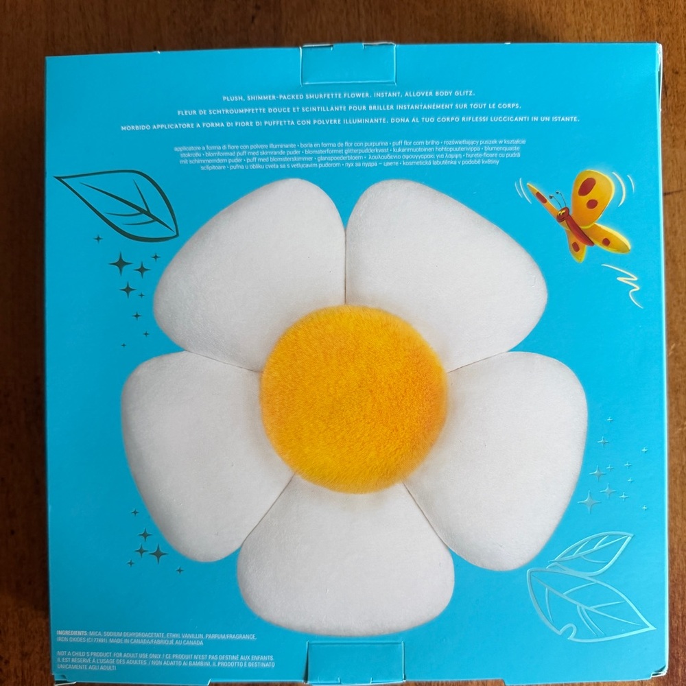 Fenty Beauty Fairy Bomb Smurfette Daisy Flower Shimmer Puff Smurf's Sugar - Picture 2 of 3